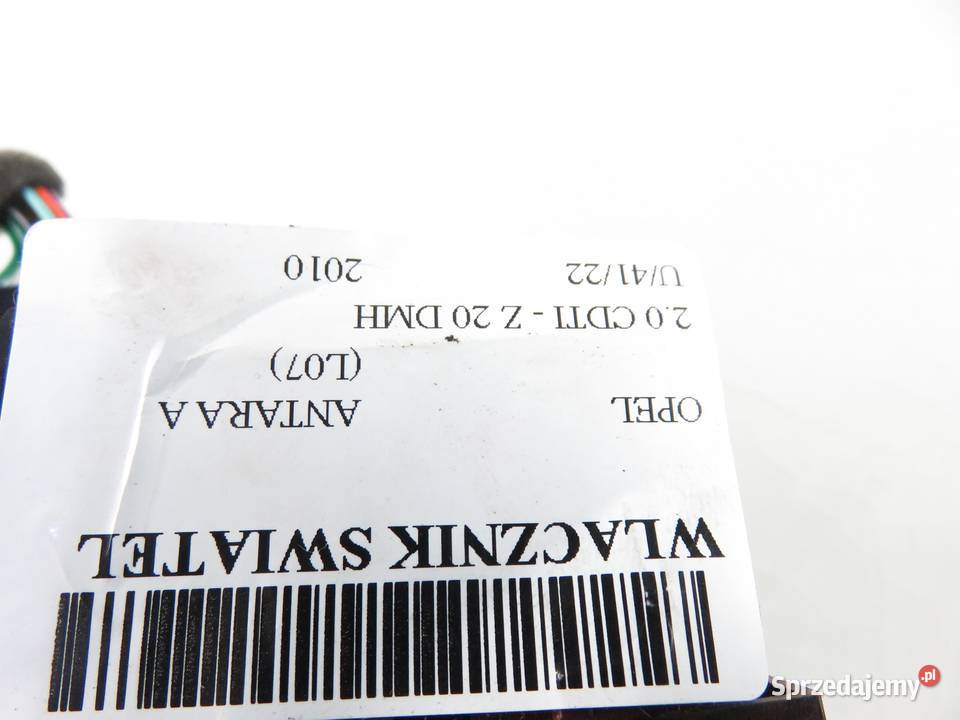 WŁĄCZNIK ŚWIATEŁ OPEL ANTARA A L07 96672907