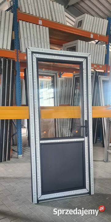 DRZWI Kacprzak 100x210 Drzwi ZEWNĘTRZNE PCV Budowa Lublin