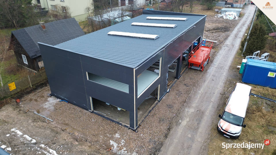 Hala 300 m2 stalowa produkcyjna magazyn warsztat Biskupice Ołoboczne