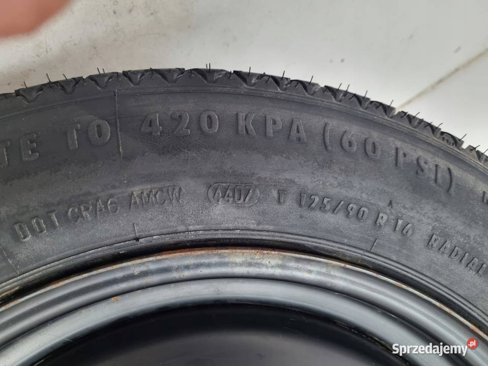 KOŁO DOJAZDOWE Ford C Focus Mk2 II 12590 R16 lubelskie Chełm sprzedam
