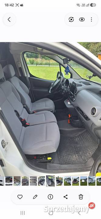 Peugeot Partner 16 Blue HDI 2016 Automat ESP Lublin