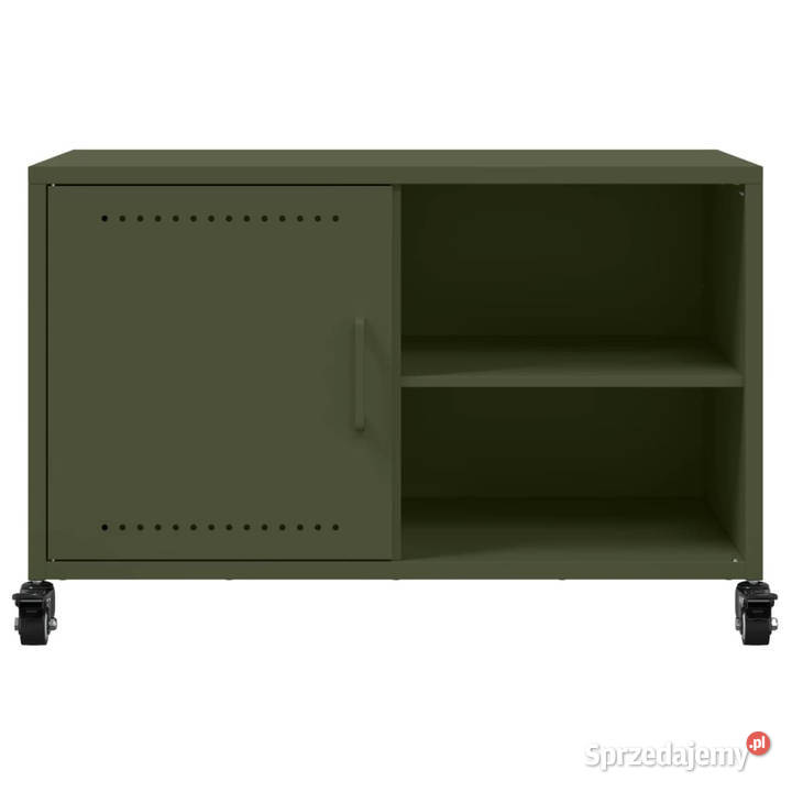 Szafka RTV oliwkowa 68x39x435 stal WM846672