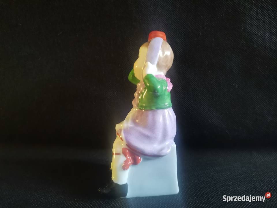 Stara figurka porcelanowa lalka Gebruder Heubach śląskie Siemianowice Śląskie