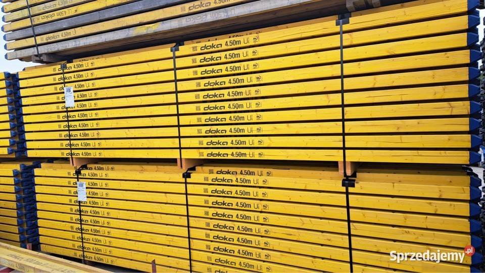 Podpory Stemple Sztyce Dźwigar Belki DOKA łódzkie