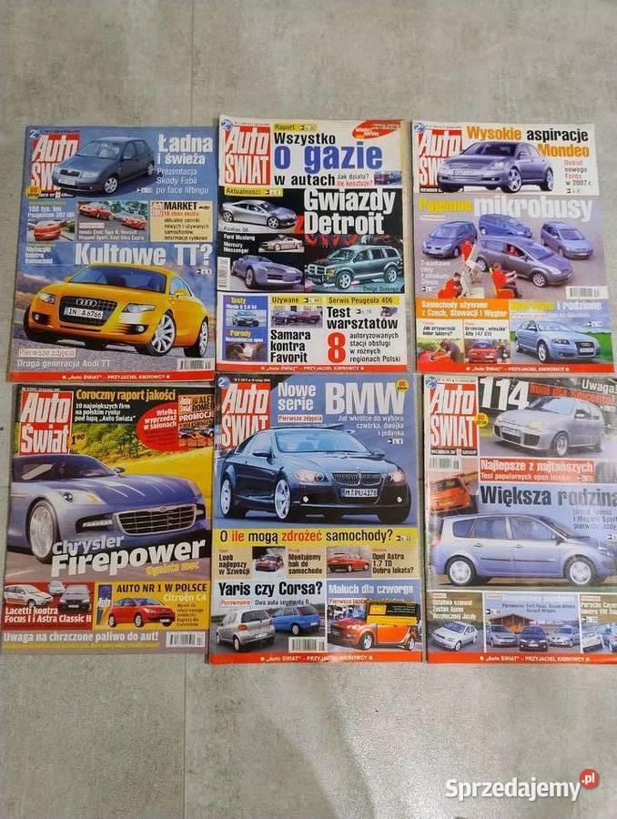 Gazetyczasopisma AutoŚwiatMotoryzacja 100 9805r małopolskie Kraków