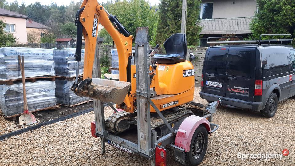 Przyczepa Laweta pod mini koparkę Ładowność 1000 Chrzanów