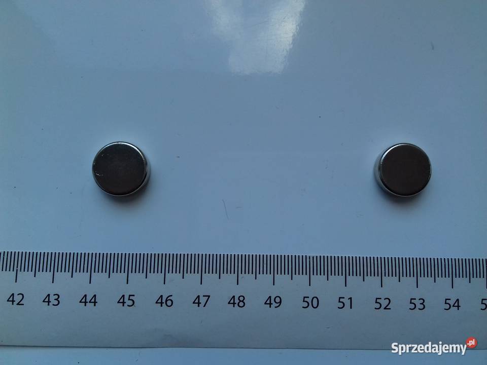 Magnes neodymowy okrągły mocny 15mm x 48mm Pozostałe Bydgoszcz