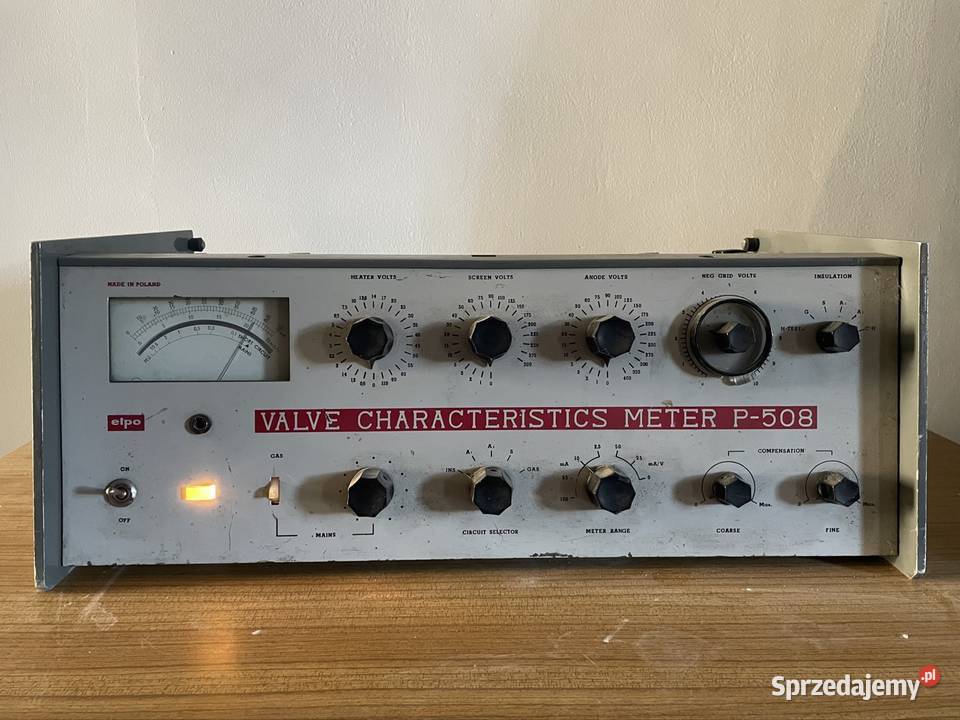 Miernik tester lamp elektronowych Elpo P 508 Koszalin