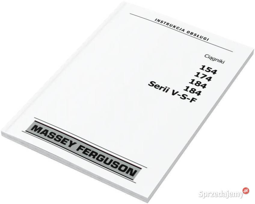 Instrukcja obsługi MF CEREA 7274 7278 Massey Szamotuły sprzedam