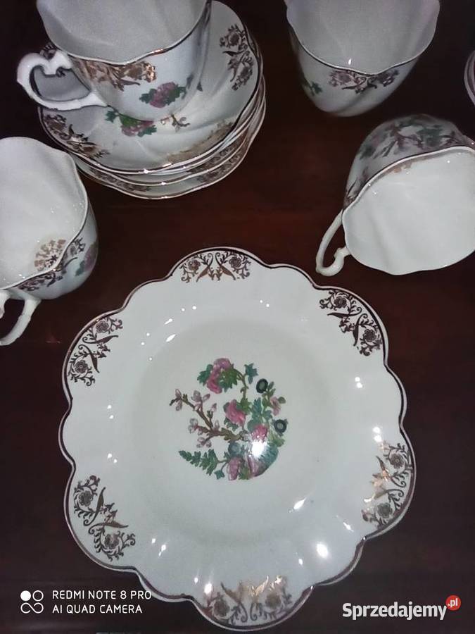 filiżanka z talerzykiem śniadaniowymduża 220