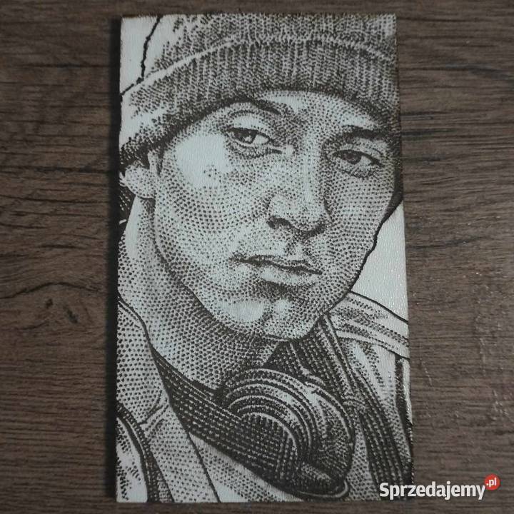 portret eminema grawerowany Nowy Targ sprzedam