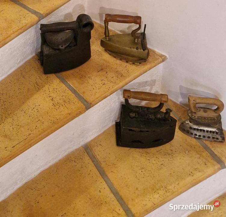 Stare kolekcjonerskie ŻELAZKA zestaw 8 antyczne Pozostałe lubelskie Lublin