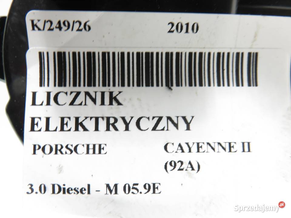 LICZNIK PORSCHE CAYENNE II 92A 30 Diesel M 059E osobowe