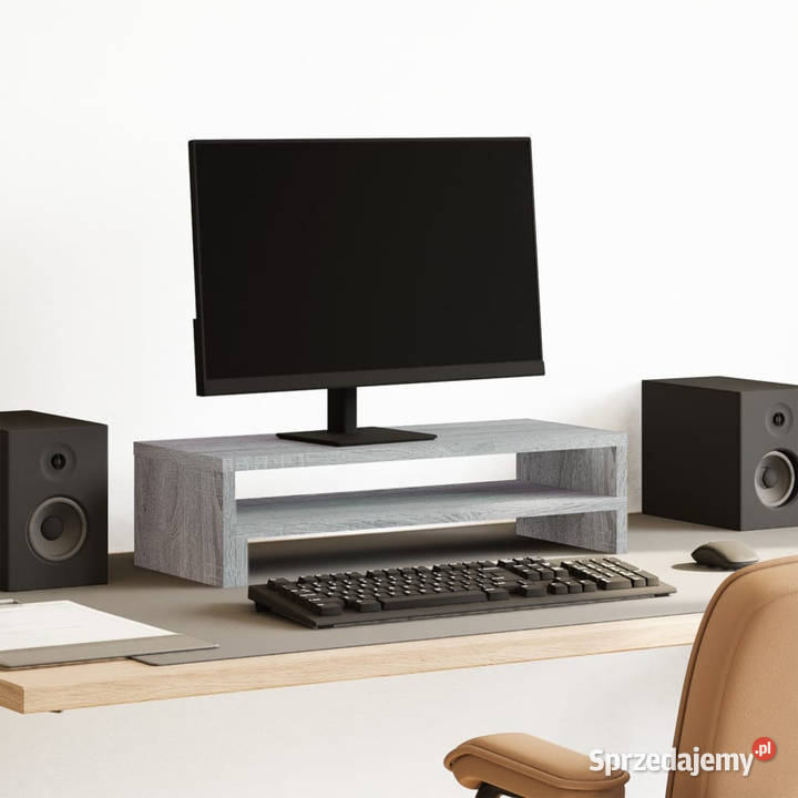 Podstawka pod monitor szary dąb sonoma 54x22x15 Warszawa