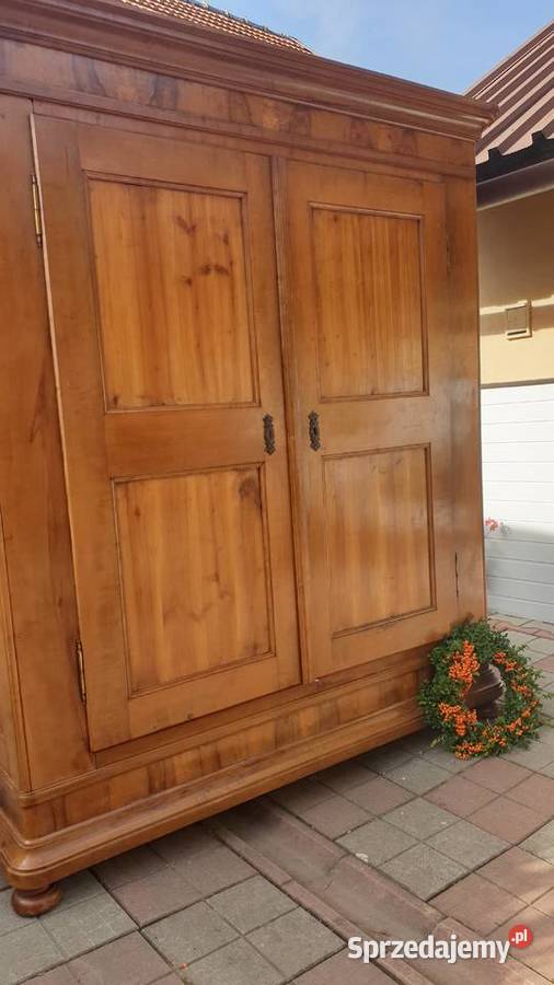 Drewniana stara szafa rozkładana Dom i Ogród Rzeszów