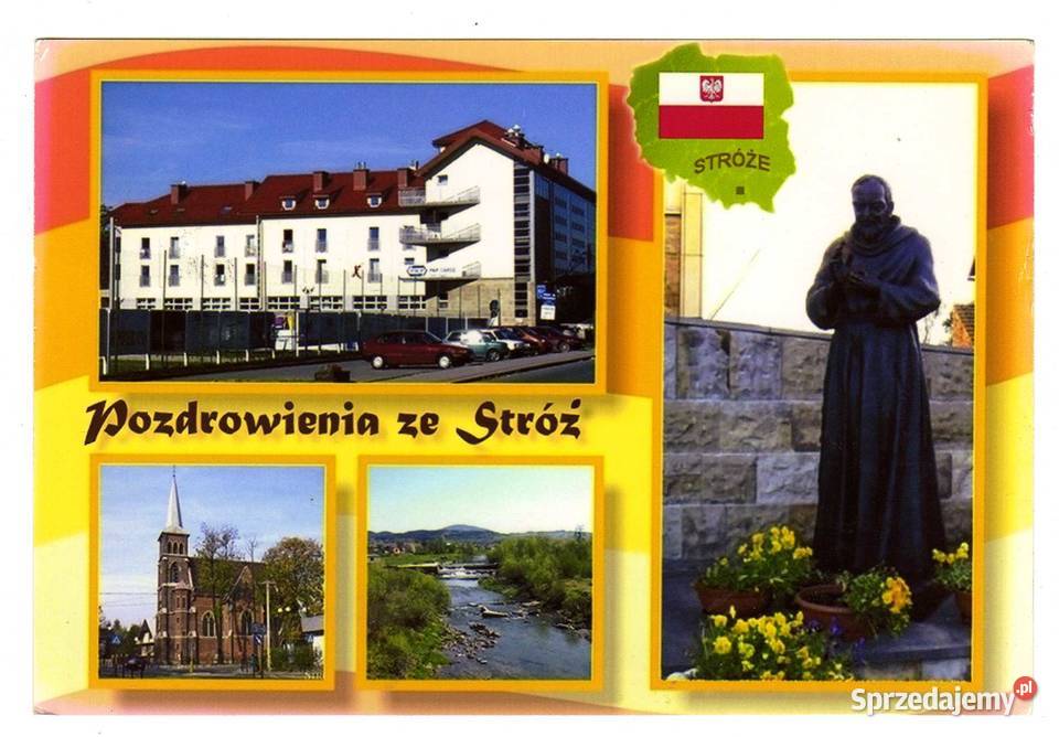 STRÓŻE POCZTÓWKA WIELOWIDOKOWA świętokrzyskie