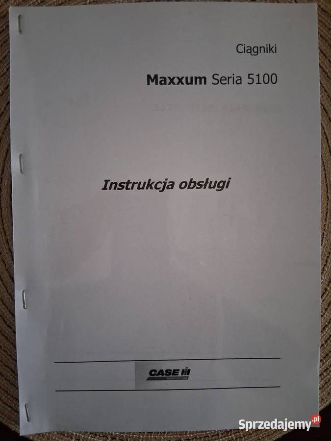 Instrukcja obsługi CaseIH Maxxum 51205150 Kalisz
