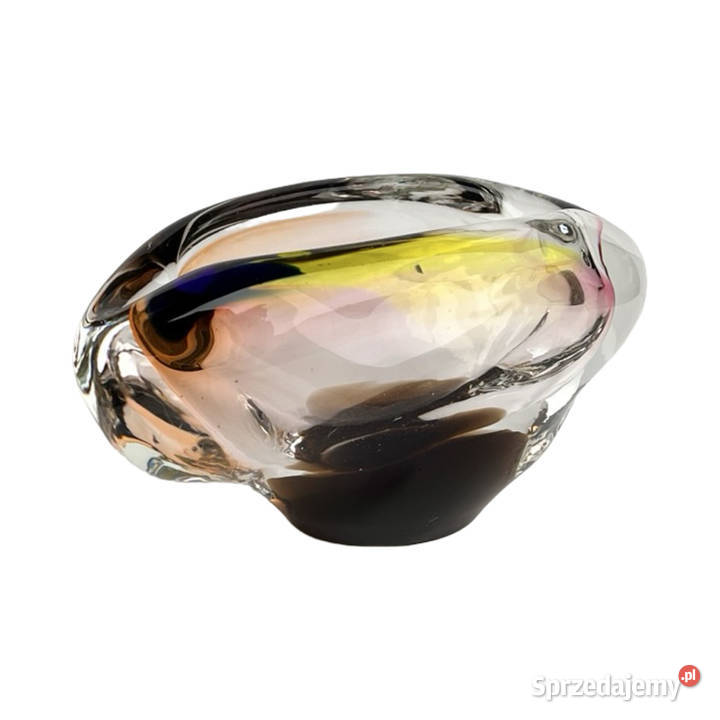 Popielniczka szklana proj Jozef Rozinek Warszawa