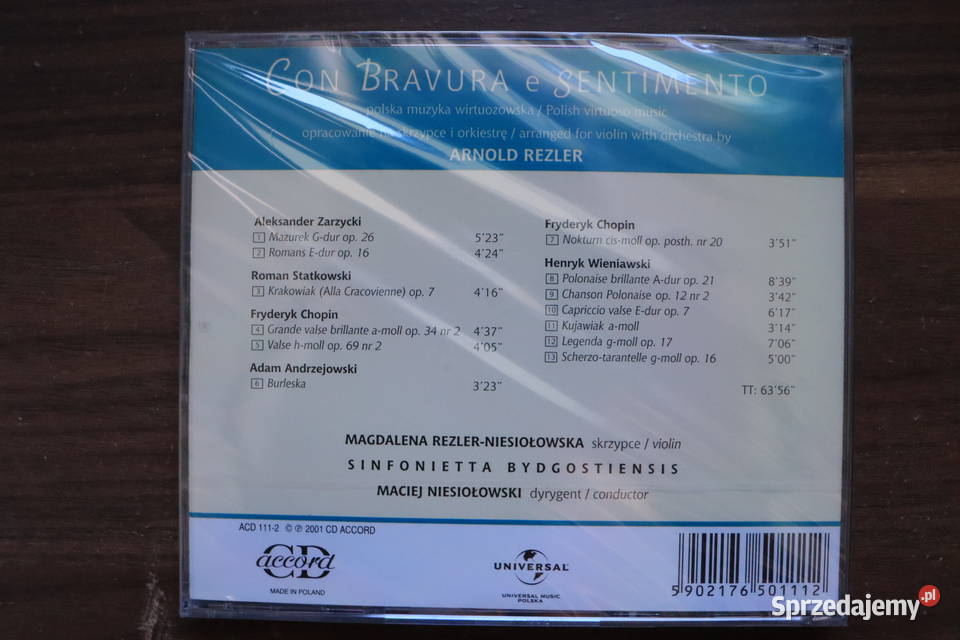 Con Bravura e Sentimento Arnold Rezler Warszawa
