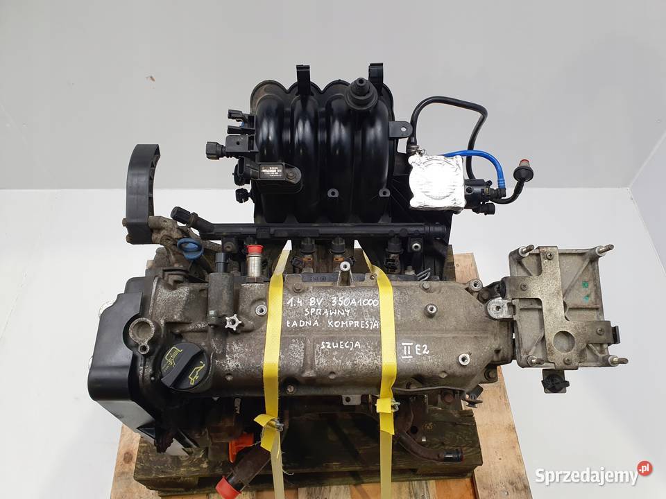 SILNIK Fiat Idea Linea Grande Punto KOMPLET EVO Rudka