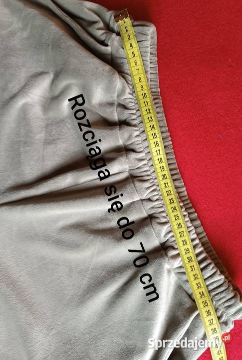 Dres oliwkowy komplet bawełna