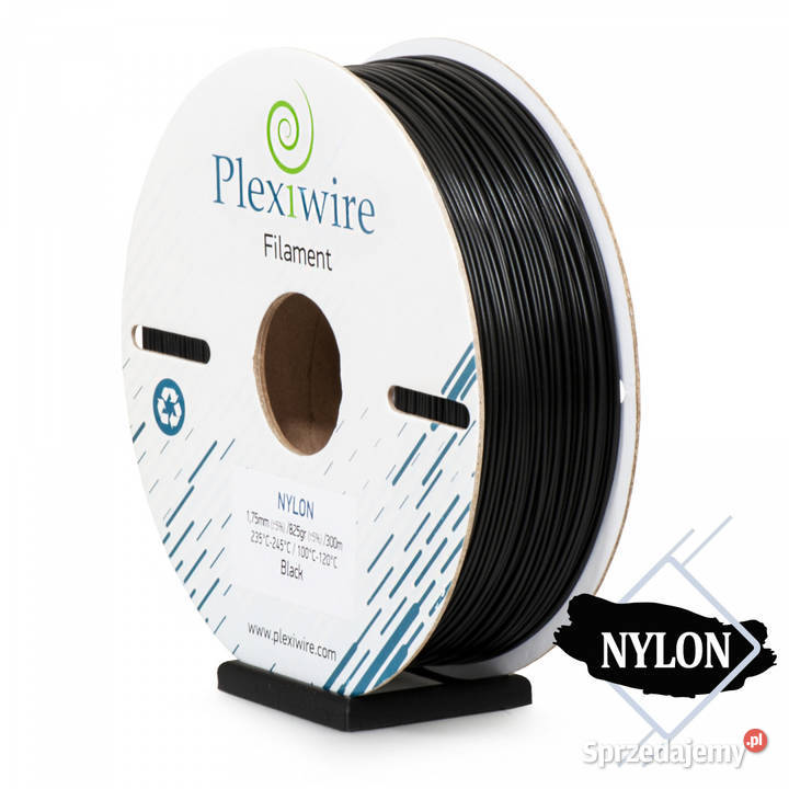 NYLON PA6 Filament Plexiwire 175 mm Czarny Grodzisk