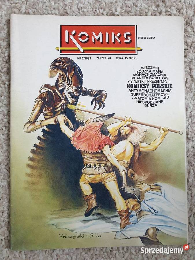 Komiks Fantastyka 21993 Wiedźmin i inne komiksy pomorskie sprzedam
