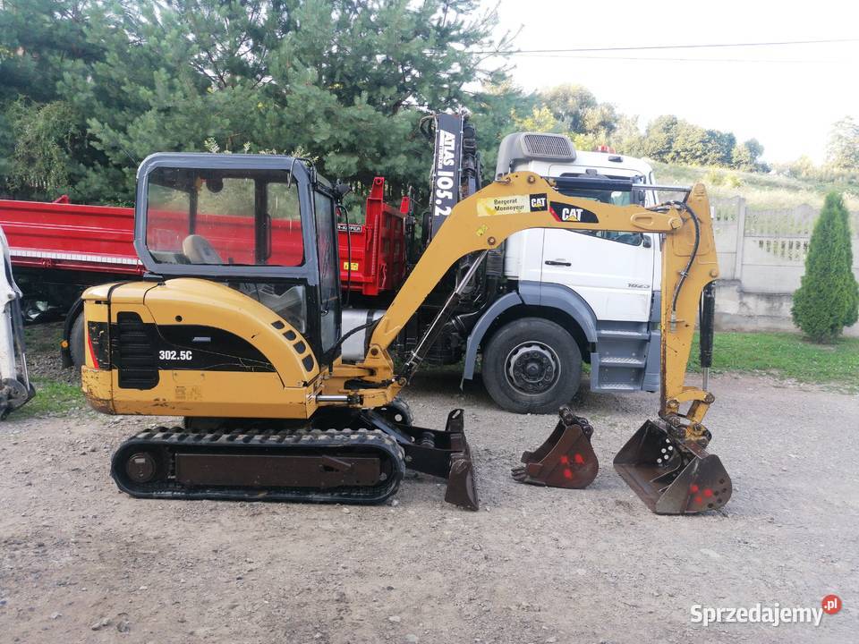 Caterpillar 3025C MiniKoparka Waga 2850 2 Łyżki Motoryzacja Chełmiec