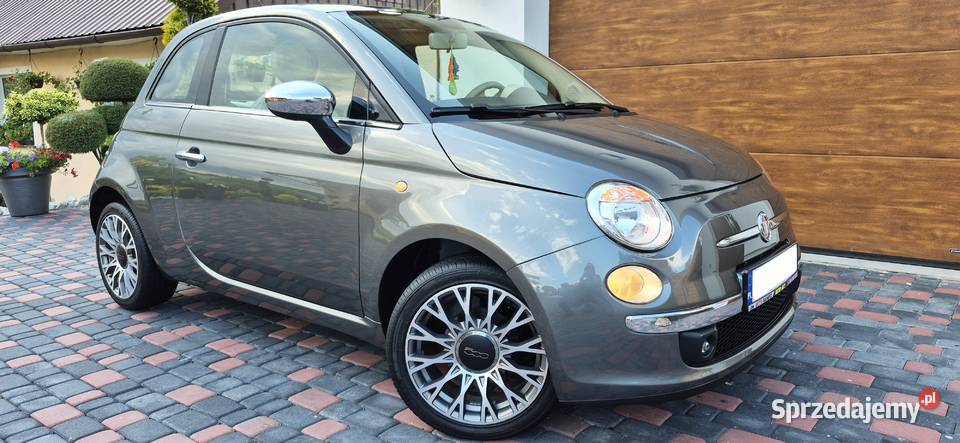 FIAT 500 LOUNGE 2011 r BENZYNKA PANORAMA KLIMA światła przeciwmgielne Tarnów