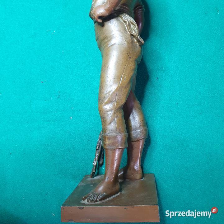 Figura ze starego zegara kominkowego 35 stop Wrocław sprzedam