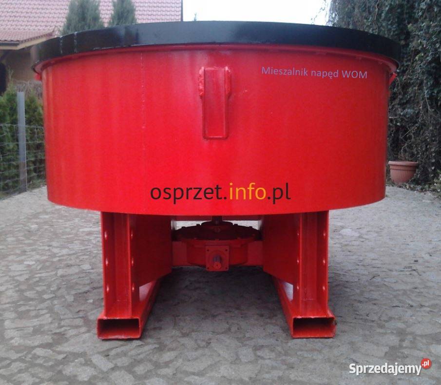 Mieszalnik do betonu WOM 1000L bębnowa Pozostałe sprzedam
