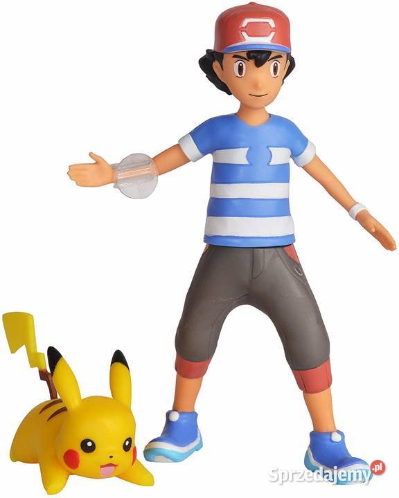 Figurka POKEMON ASH i PIKACHU z Funkcją Rzutu małopolskie sprzedam