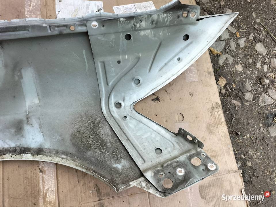 AUDI A6C6 A6 C6 BŁOTNIK LEWY PRZÓD BIAŁY Kamień-Kolonia