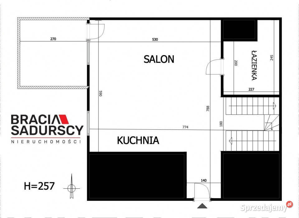 Do sprzedaży mieszkanie Kraków 756m2 3 pokojowe