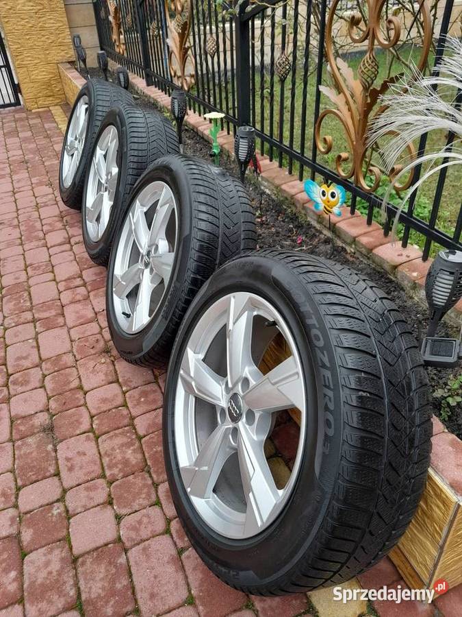 Alufelgi z oponami Zimowe 5x112 R18 Audii Bogoria sprzedam