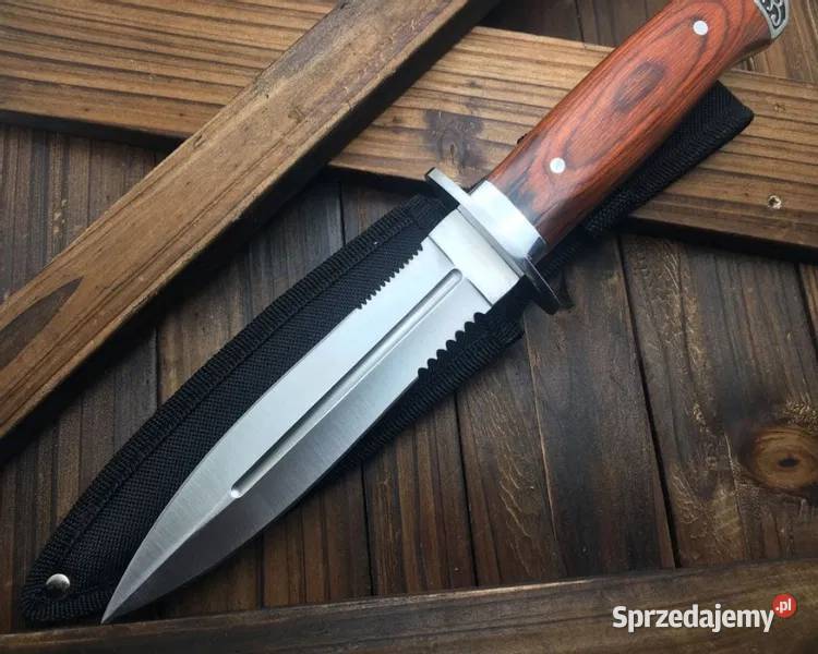 Nóż Myśliwski Bagnet Dagger Sztylet 3Cr13Wov lubelskie Łuków