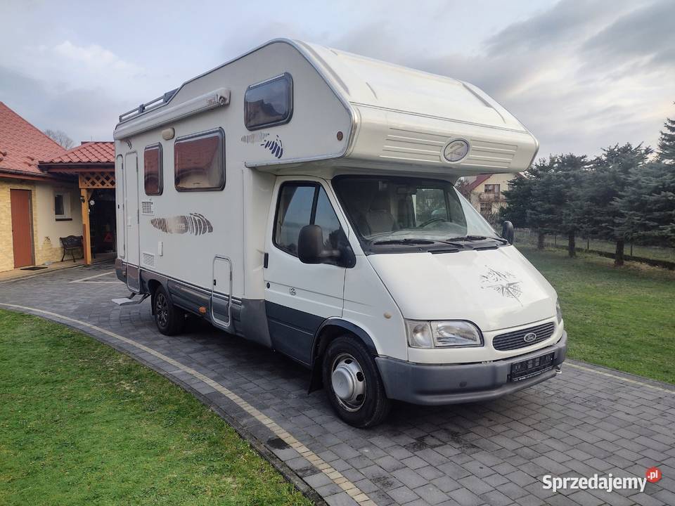 Kamper Ford Transit Rimor Start Klima Solar Rok produkcji 2000 Kampery Zaczarnie