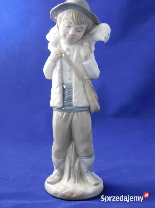 Figurka chłopca niosącego owce Zaphir 829 Fiaf Szczecin
