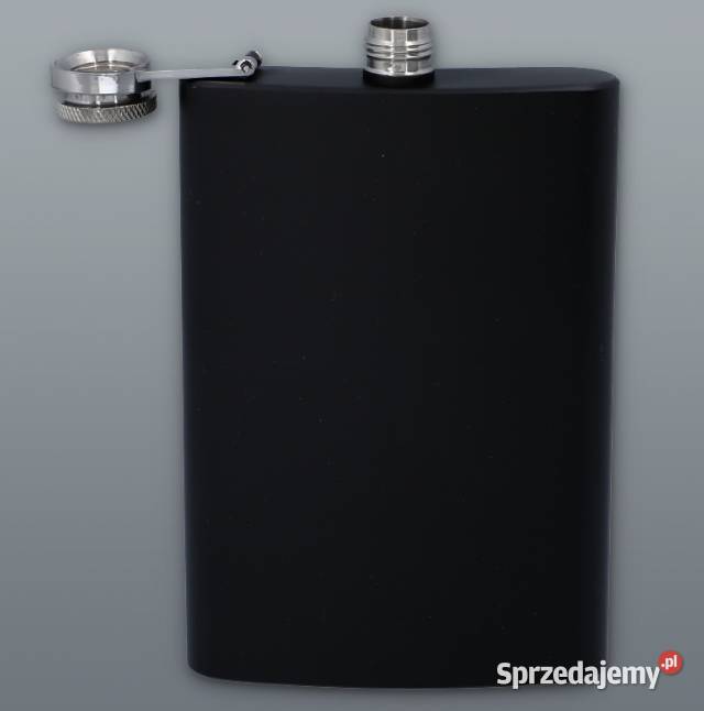 Piersiówka Gentelo 270 ml Stal Nierdzewna Czarna Ostrowy nad Okszą