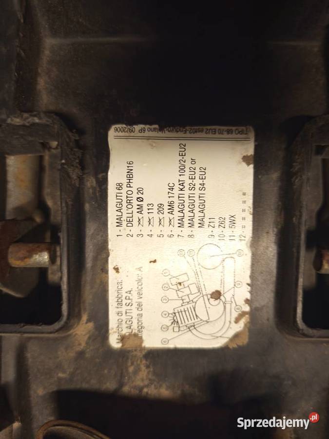 Yamaha dt 50 stelaż tył nieuszkodzony