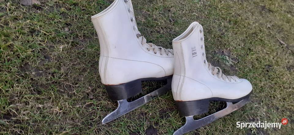Łyżwy figurowefigurówki skórzane 4126Freetime Tuszkowo