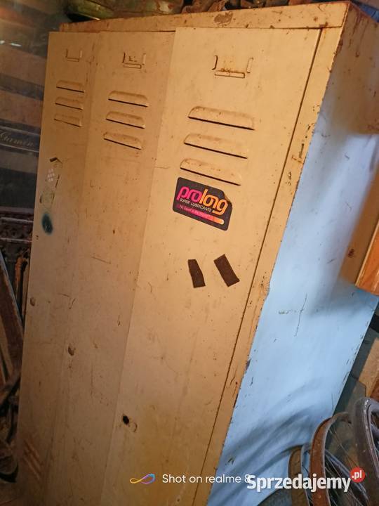 Szafka metalowa potrójna ubraniowa wędzarnia BHP