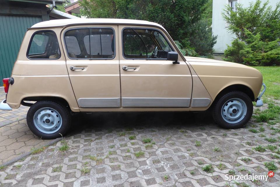 Renault 4 GTL na żółtych 11 34 1987 r dożywotni benzyna Pruszków sprzedam