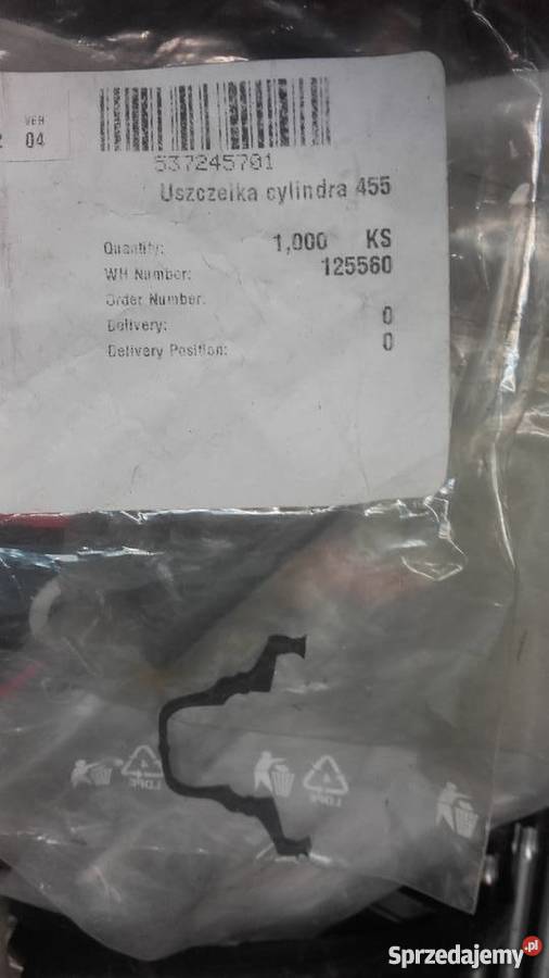 Uszczelka cylindra Husqvarna455 Leśnictwo śląskie Żywiec sprzedam