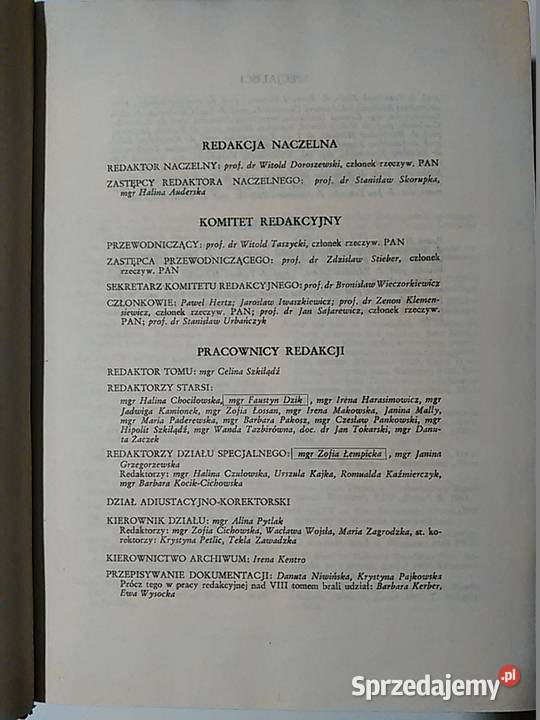 Słownik Języka Polskiego Tom VIII SŚ Olsztyn