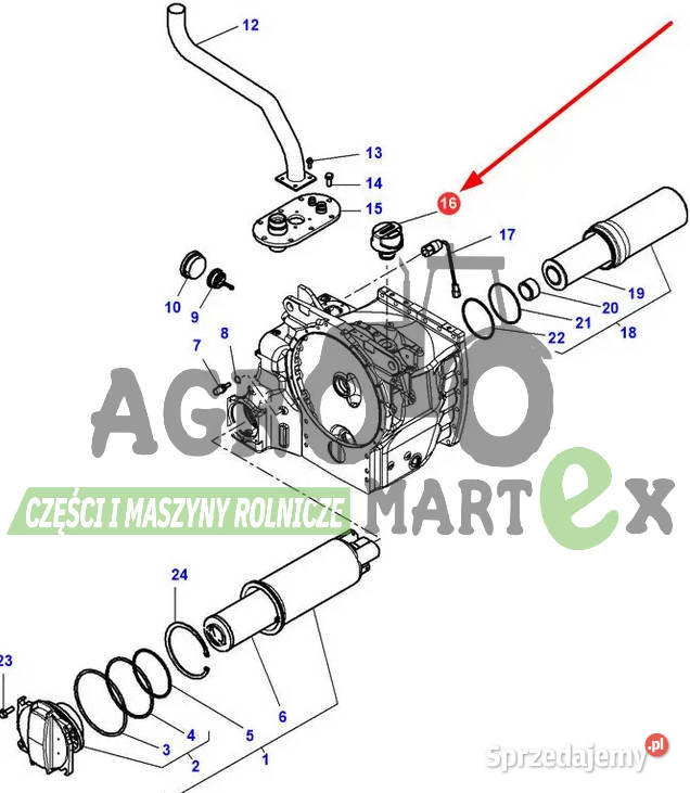 4285858M1 ODPOWIETRZNIK AGCO zam Wichrów