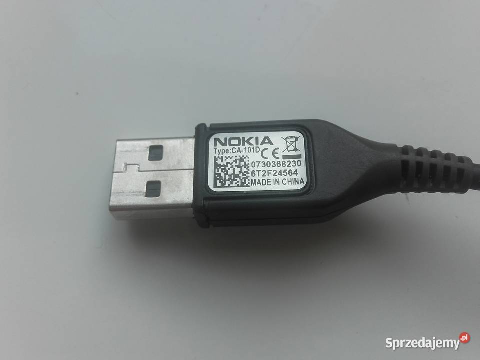 Kabel Nokia microUSB używany sprawny krótki 20 Bydgoszcz