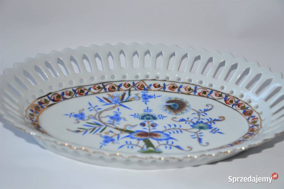 Półmisek porcelanowy koszyk ażurowy wzór Warszawa