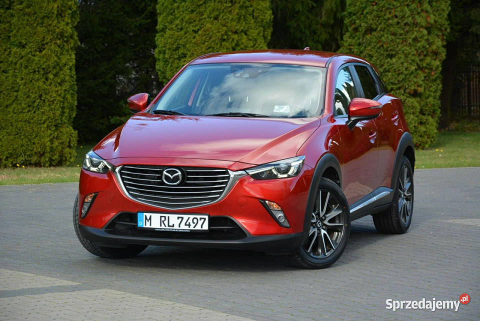 Mazda CX3 Skóry Navi Kamera Head Up Ledy Xenon autoalarm Ostrów Mazowiecka