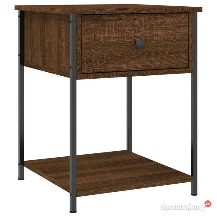 Stoliki nocne 2 brązowy dąb 44x45x58 WM825852 Warszawa sprzedam